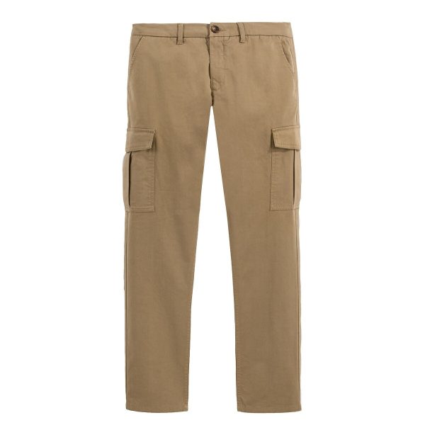 Pantalón en Dril con Bolsillos Camuflados