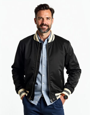 Chaqueta Tipo Bomber Caballero