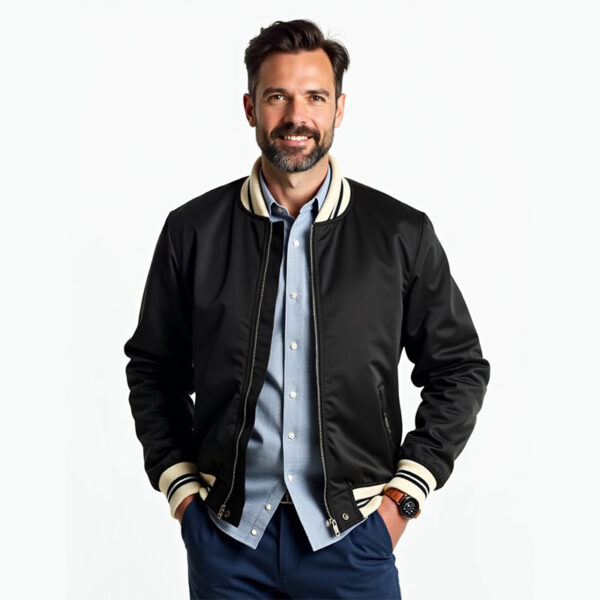 Chaqueta Tipo Bomber Caballero