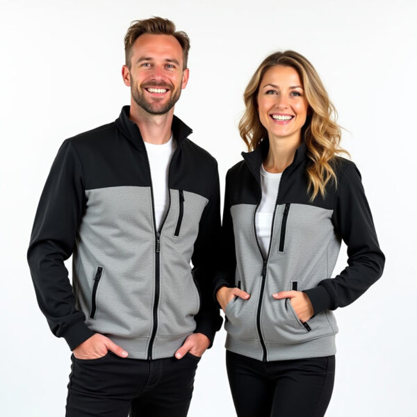Chaqueta Tipo Bomber Combinada