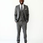 Traje Premium Gris Hombre - Modelo 2