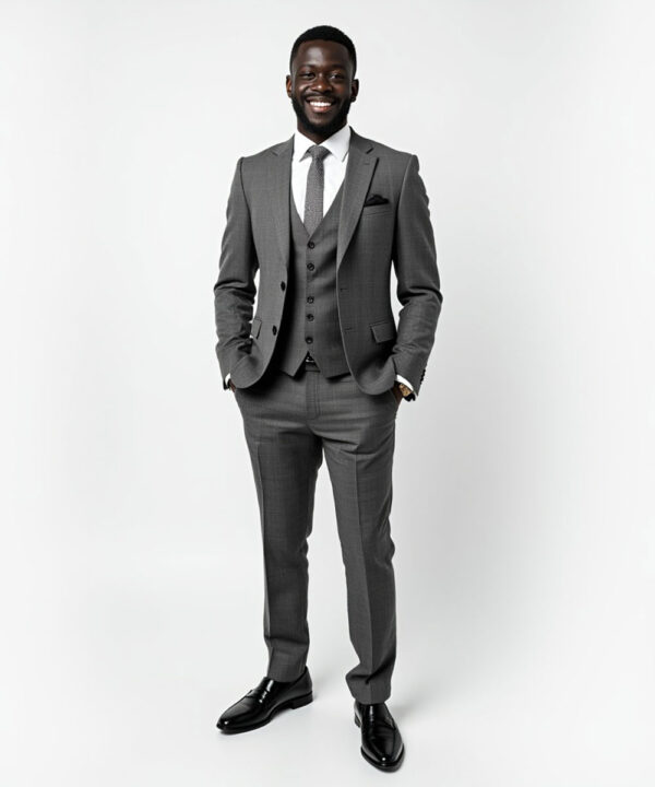 Traje Premium Gris Hombre