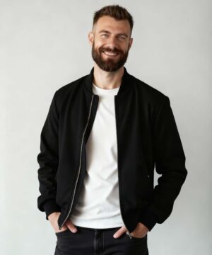 Chaqueta Bomber Unicolor