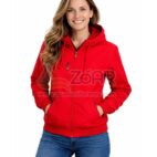 Chaqueta con Capota Térmica Iska Roja Mujer